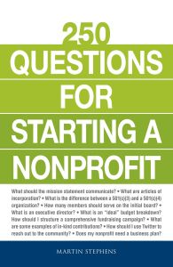 250 QUESTIONS FOR STARTING A NONPROFIT - Stephens Martin