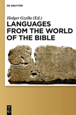 LANGUAGES FROM THE WORLD OF THE BIBLE - Gzella Holger