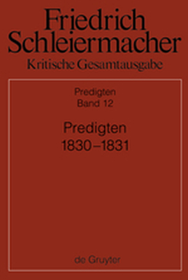 PREDIGTEN 18301831 - Schmid Dirk