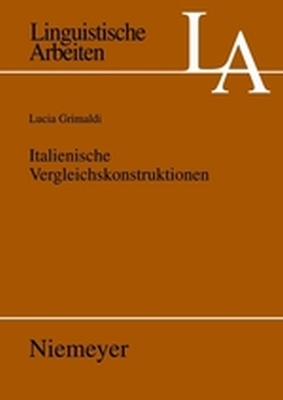 ITALIENISCHE VERGLEICHSKONSTRUKTIONEN - Grimaldi Lucia