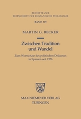 ZWISCHEN TRADITION UND WANDEL - G. Becker Martin