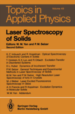 TOPICS IN APPLIED PHYSICS - William M. Francis A Yen