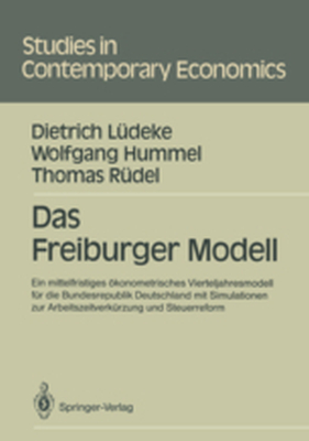 STUDIES IN CONTEMPORARY ECONOMICS - Dietrich Hummel Wolf Ldeke