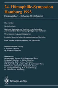 24. HĄMOPHILIESYMPOSION - Inge Schramm Wolfgan Scharrer