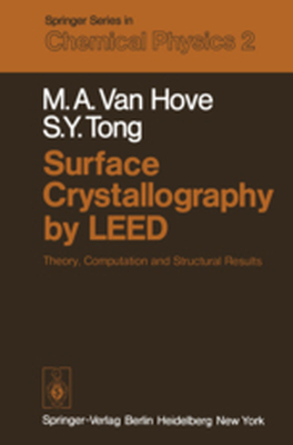 SPRINGER SERIES IN CHEMICAL PHYSICS - M.a. Van Tong S.y. Hove