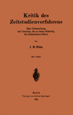 FORSCHUNGSBERICHTE DES LANDES NORDRHEINWESTFALEN - I. M. Witte