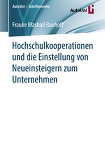 AUTOUNI  SCHRIFTENREIHE - Frauke Mashail Bauhoff