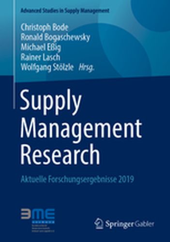 ADVANCED STUDIES IN SUPPLY MANAGEMENT -  Bode