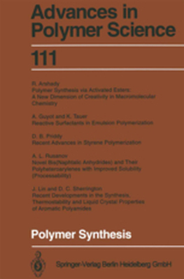 ADVANCES IN POLYMER SCIENCE - R. Guyot A. Lin J. P Arshady