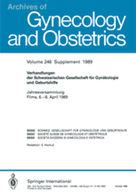 ARCHIVES OF GYNECOLOGY AND OBSTETRICS - H. Kind C. Petersen Schneider
