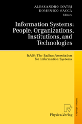INTERDISCIPLINARY ASPECTS OF INFORMATION SYSTEMS STUDIES - Alessandro De Marco Datri