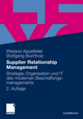 SUPPLIER RELATIONSHIP MANAGEMENT - Wieland Buchholz Wol Appelfeller