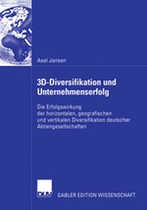 3D-DIVERSIFIKATION UND UNTERNEHMENSERFOLG -  Schneider