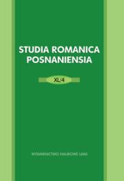 STUDIA ROMANICA POSNANIENSIA XL/4