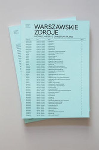 WARSZAWSKIE ZDROJE / WARSAW WATER STATIONS - Martyna Obarska