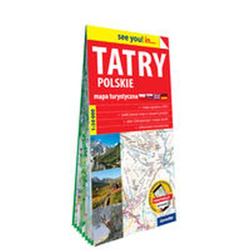 TATRY POLSKIE: PAPIEROWA MAPA TURYSTYCZNA  1:30 000 - Zbiorowe Opracowanie