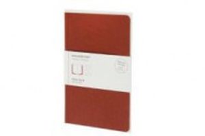 MOLESKINE NOTE CARD WITH ENVELOPE  LARGE CRANBERRY RED